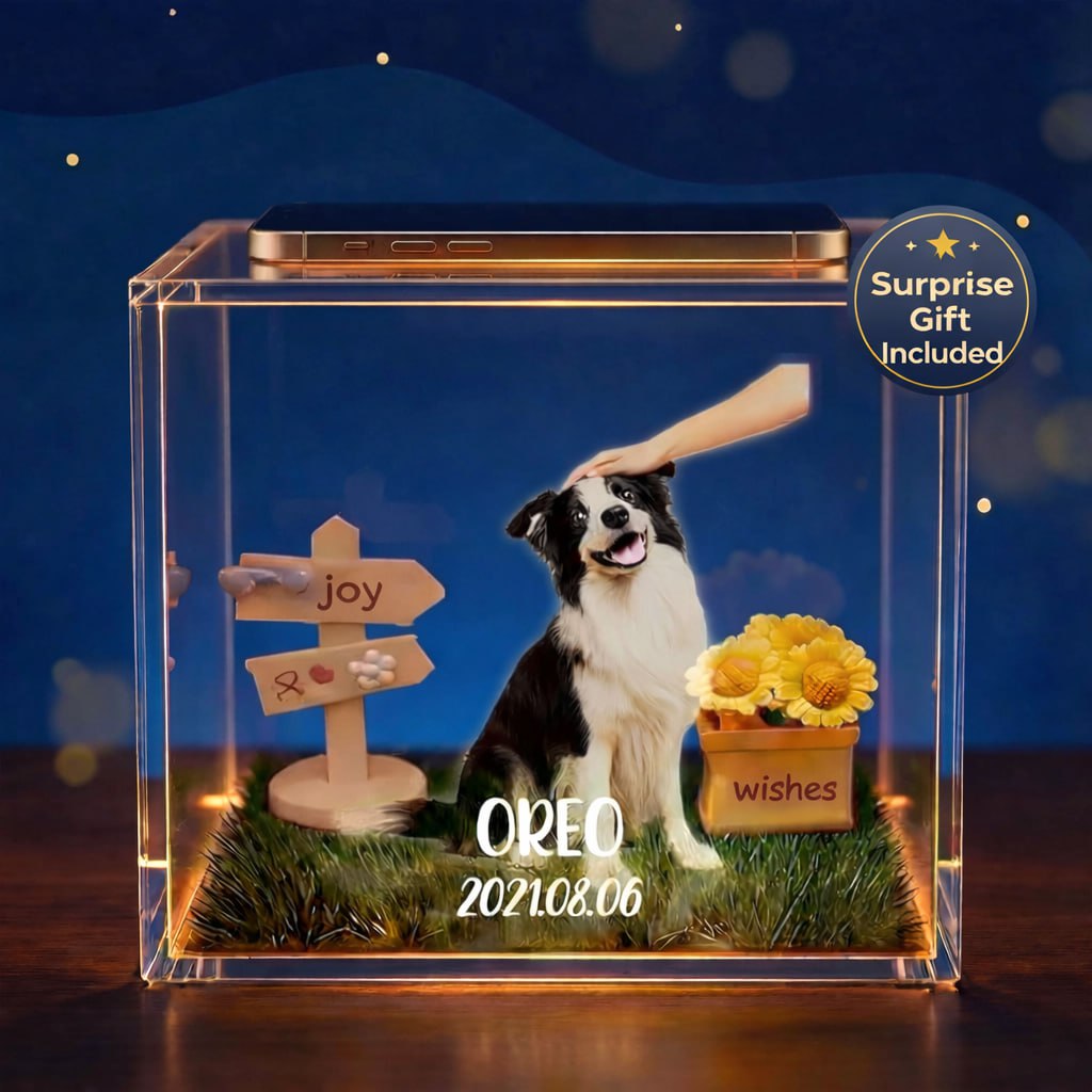 Pet Personalized Holographic Keepsake