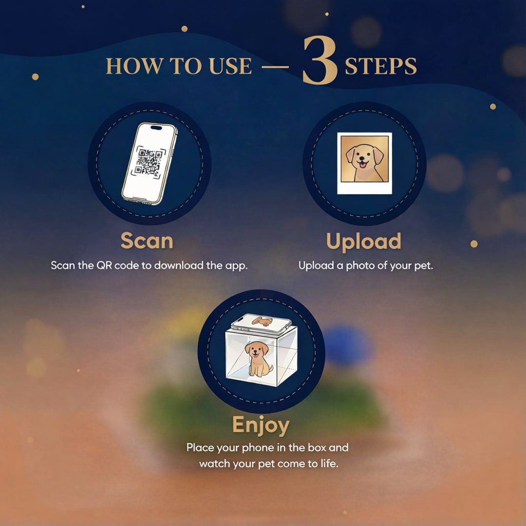 Pet Personalized Holographic Keepsake