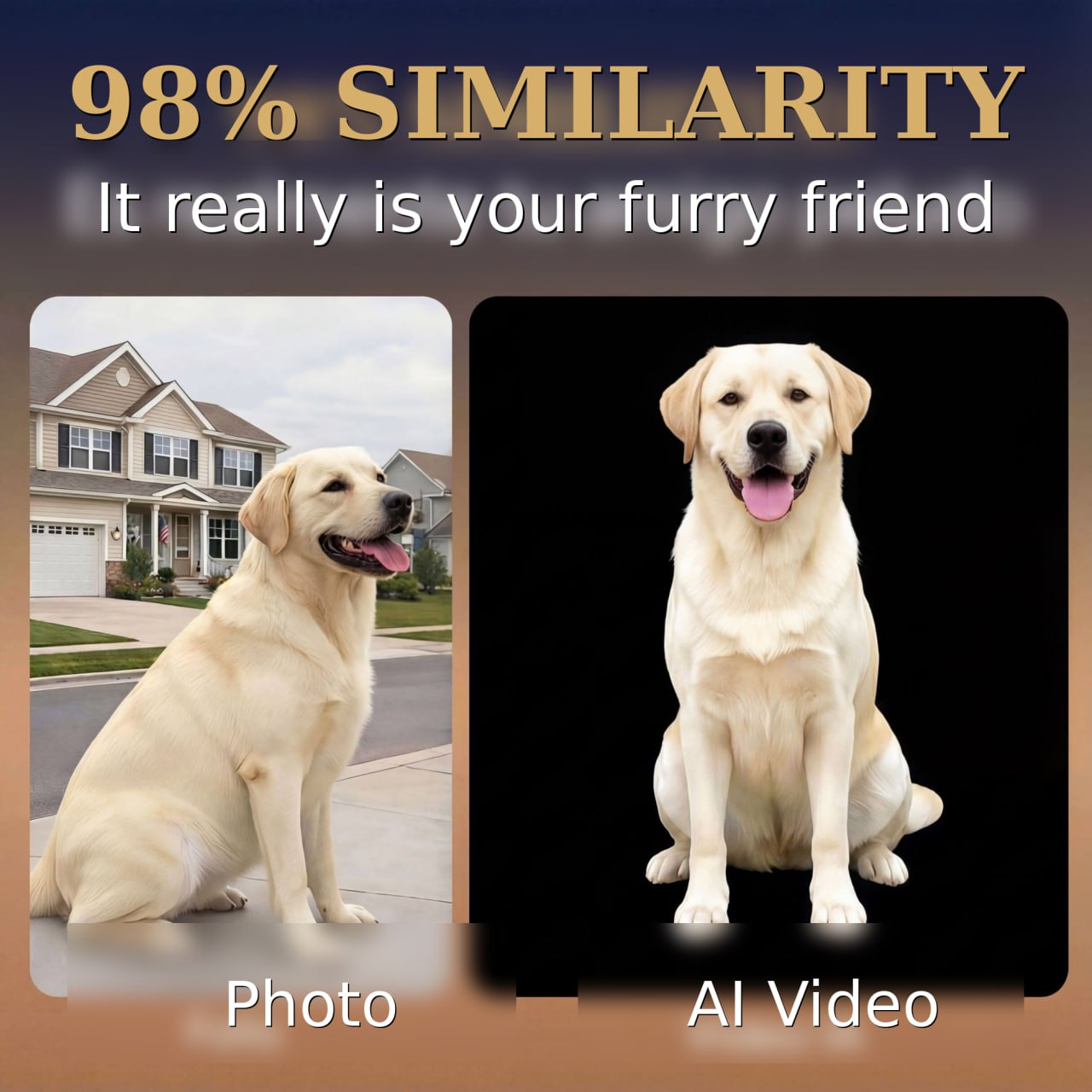 Pet Personalized Holographic Keepsake